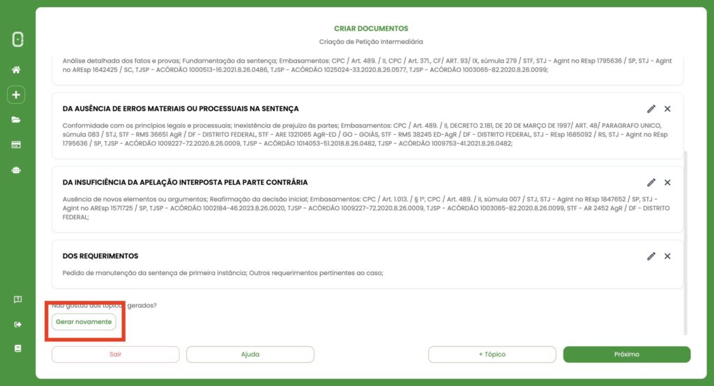 Modelo de contrarrazões de apelação: