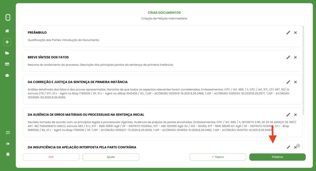 Modelo de contrarrazões de apelação:
