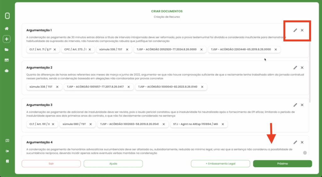 recurso ordinário trablahista