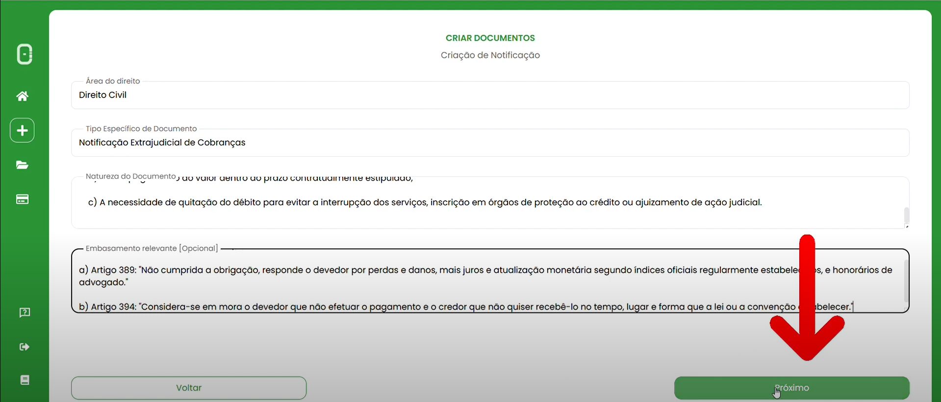 Notificação extrajudicial como fazer modelo