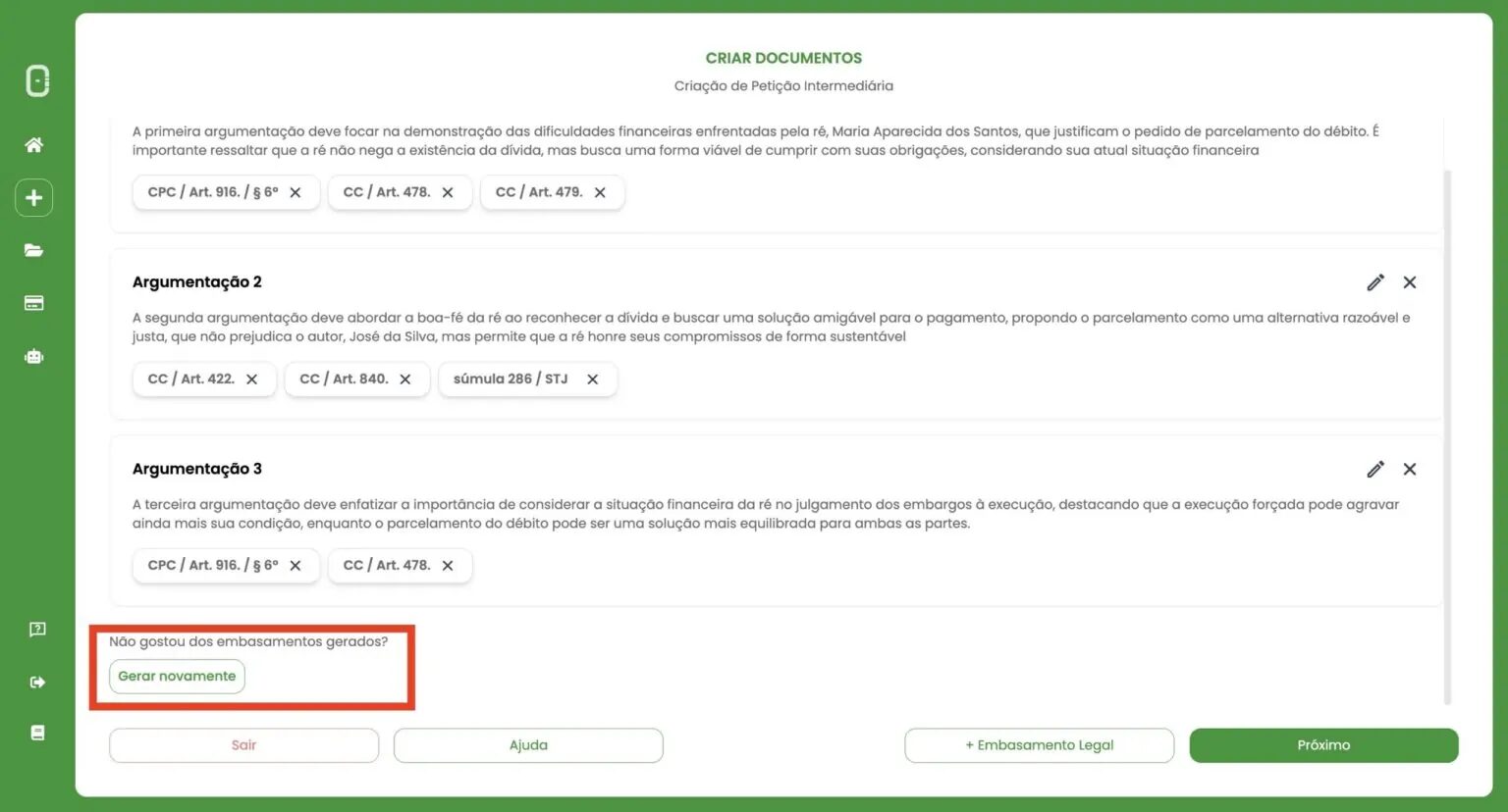 Alegações finais com IA