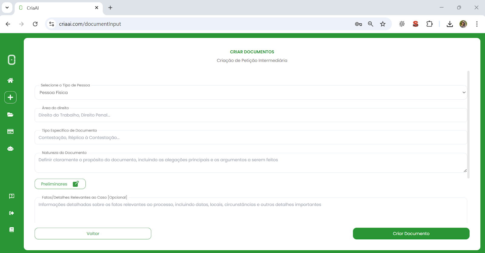 Alegações finais com IA