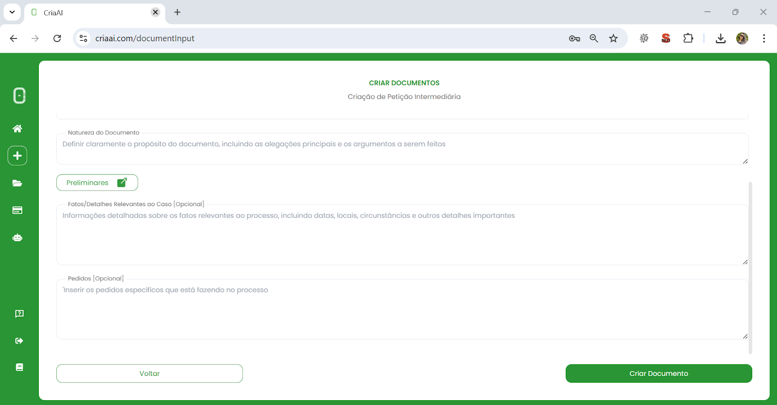 Alegações finais com IA