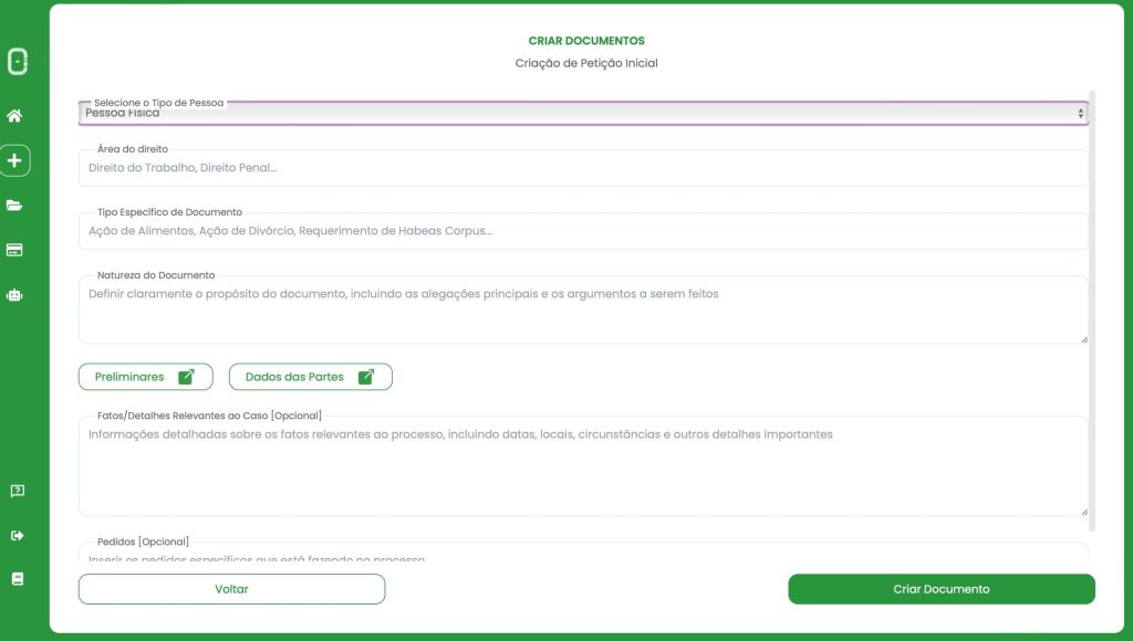 Cria.AI Ação de curatela