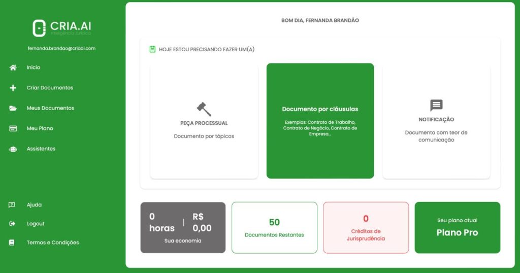 Ia para Advogado | Cria.AI