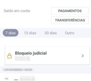 Bloqueio Judicial de Contas
